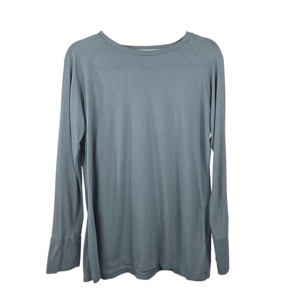 Free Fly Men's Bamboo Long Sleeve Shirt Grey Size XL - Picture 2 of 8